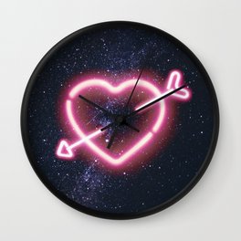 Space Love Wall Clock