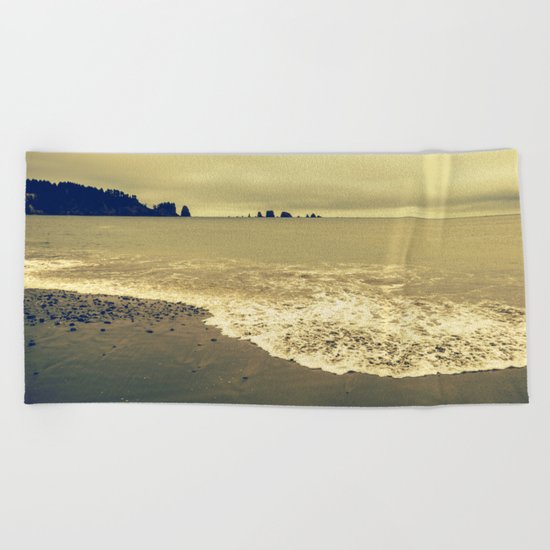 Twilight Beach Beach Towel
