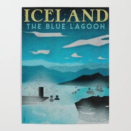 Iceland: Blue Lagoon Poster