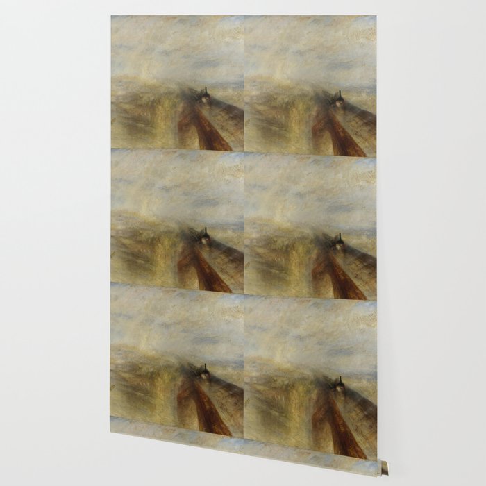 J M W Turner Rain Steam And Speed The Great Western Railway Wallpaper By Alexandra Arts Society6