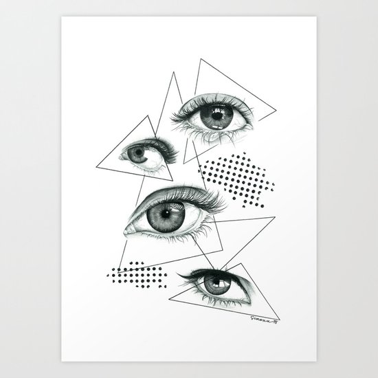 Eyes Art Print