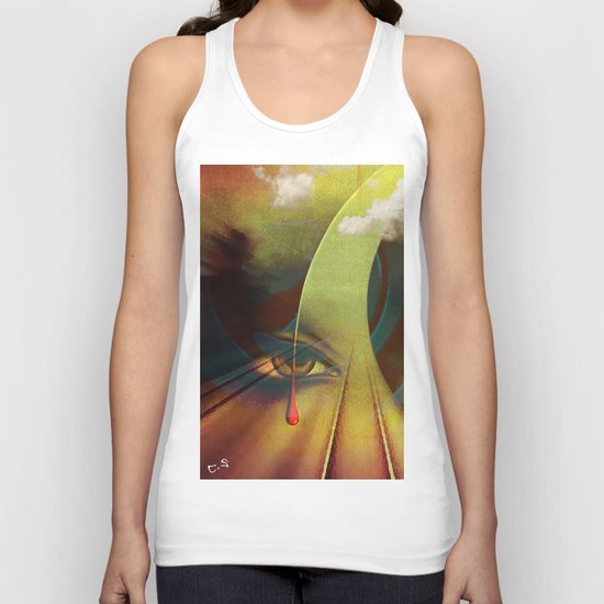 " Keep an eye on the road " Unisex Tank Top