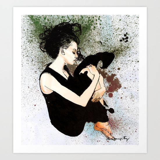J Anne III Revisited Art Print