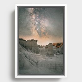 National Park Cosmic Framed Canvas