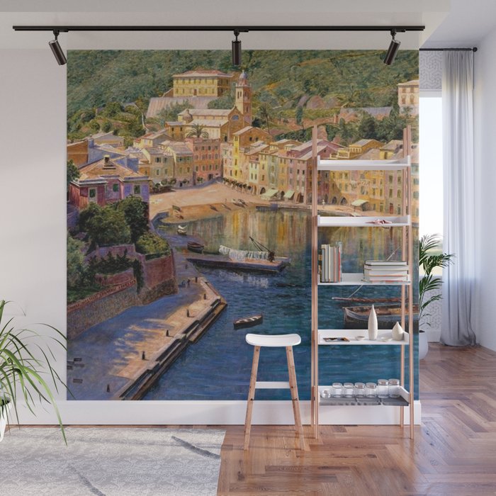 Ligurian Sea, Portofino Italy by Kristian Zahrtmann Wall Mural