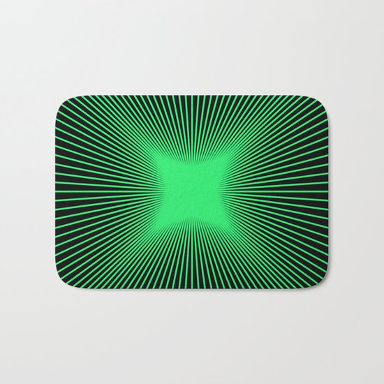 The Emerald Illusion Bath Mat