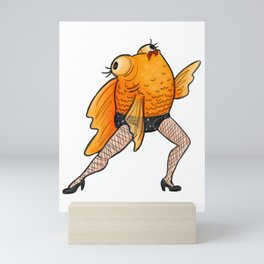 Leggy Fishums Mini Art Print