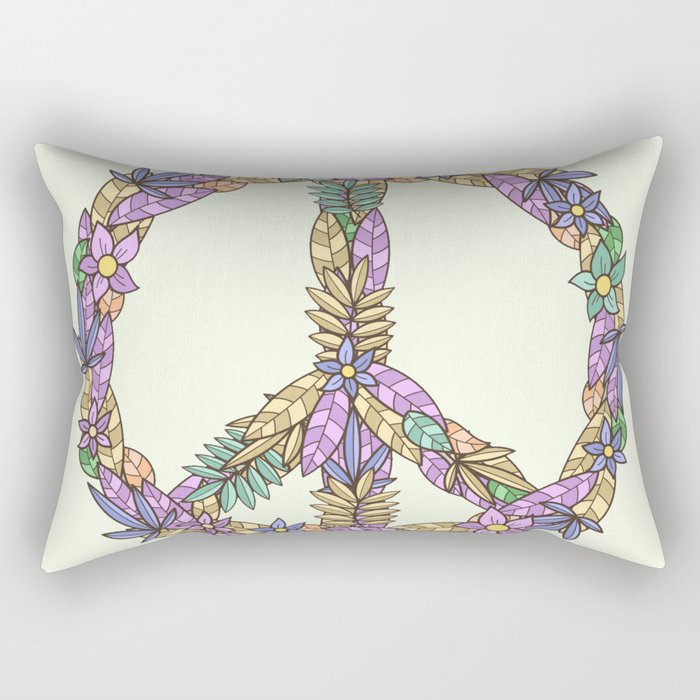 peace Rectangular Pillow