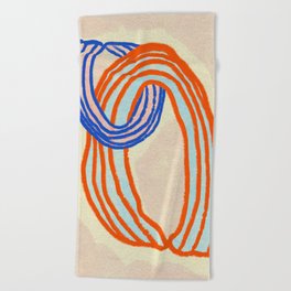 Shapes and Layers 51 Beach Towel