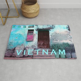 ANTIQUE CHINESE SOUND of HOI AN in VIETNAM Rug