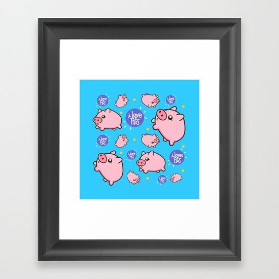 Piggies Framed Art Print