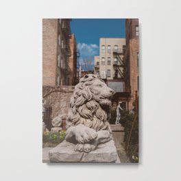 Elizabeth Street Garden III Metal Print | Elizabethstreet, Nolita, Color, Manhattan, Architecture, Newyork, Statue, Newyorkcity, Garden, Photo 