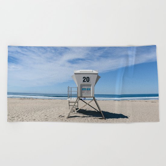 California Beach Day II Beach Towel