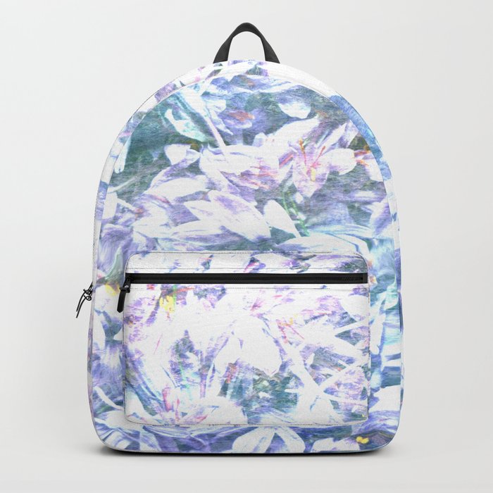purple floral fairy bed Backpack