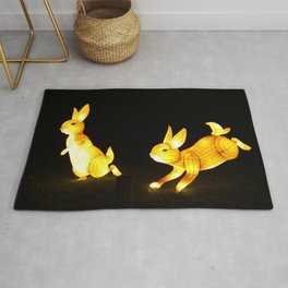 Two Little Rabbits Rug