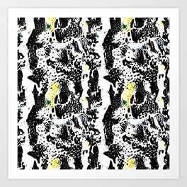 Abstract Animal Print Art Print