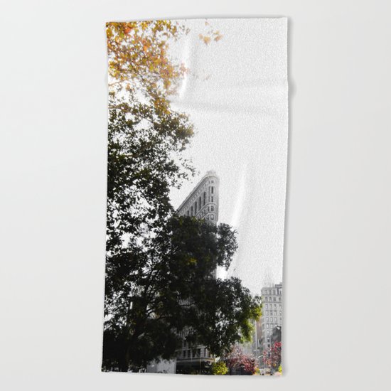 Flatiron Autumn Beach Towel