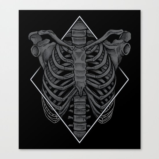 Skeleton Canvas Print