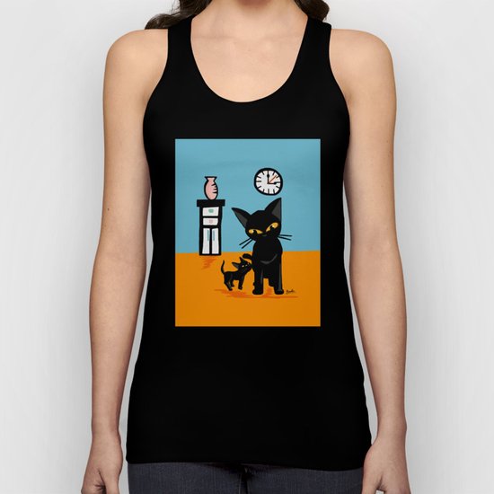 With a little boy Unisex Tank Top