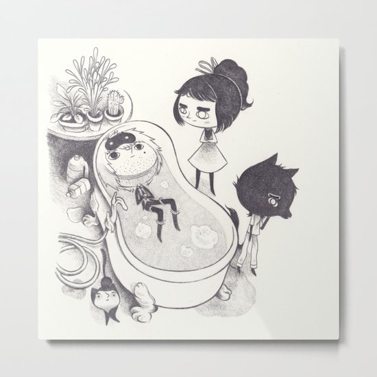 ecume Metal Print