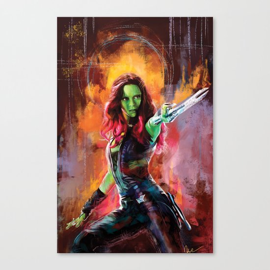 Gamora Canvas Print