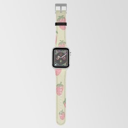Strawberry Field (Green) Apple Watch Band