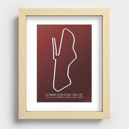 Donington Park Circuit Recessed Framed Print