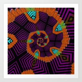 Kaleidoscope art Art Print | Curated, Africanpattern, Afrodesign, Abstractart, Kaleiodoscope, Mexicandesign, Kaleidoscopedesign, Mexicanpattern, Multicolordesign, Graphite 