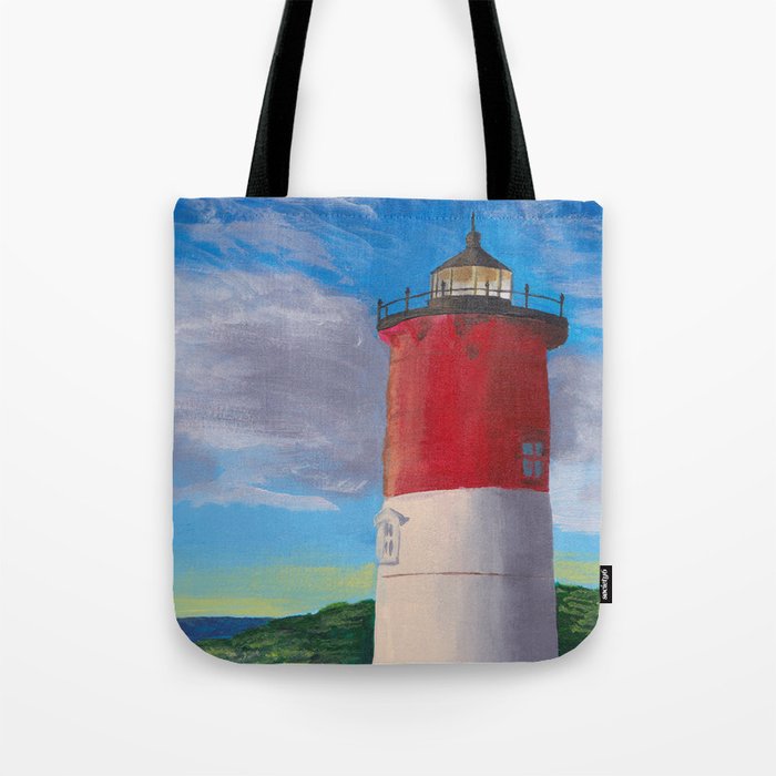 Nauset Lighthouse Tote Bag