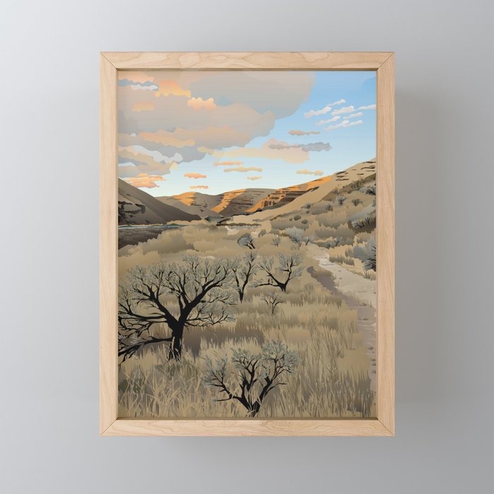 Cottonwood Canyon Framed Mini Art Print