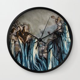 Edge of Glacier  Wall Clock