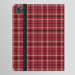 plaid to see you_red iPad Folio Case