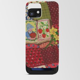 Strawberry Patchwork iPhone Card Case