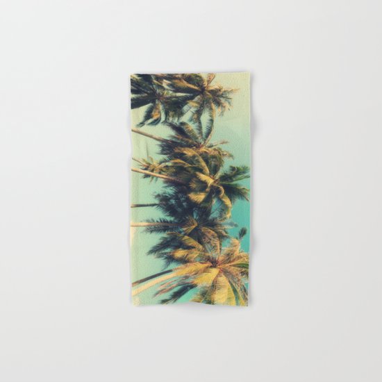 tropical trees in florida Hand & Bath Towel