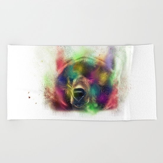 Bear pride Beach Towel
