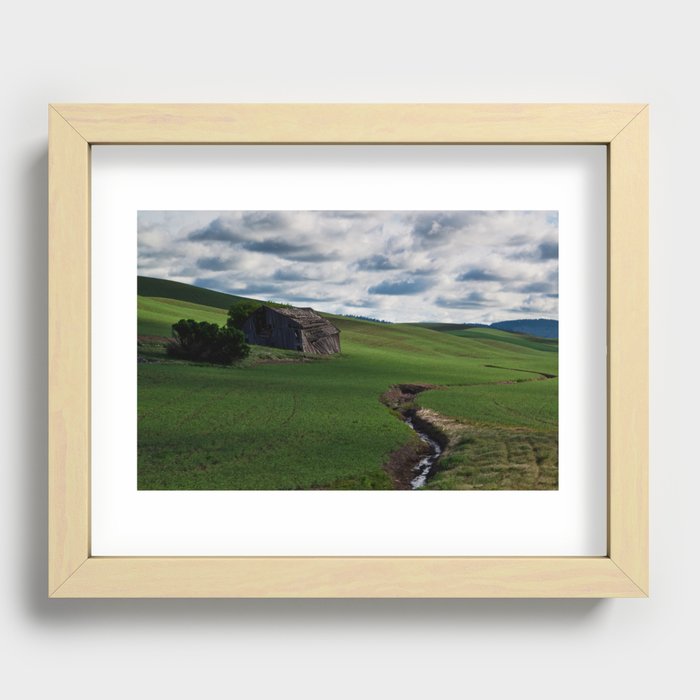 The Old & The New Recessed Framed Print