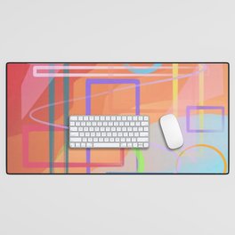 Abstract Stroke of Life (D162) Desk Mat