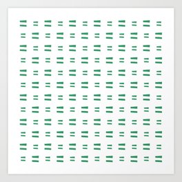 flag of andalusia Art Print