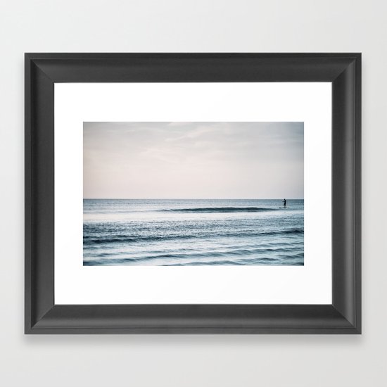 Peace and Ocean Framed Art Print