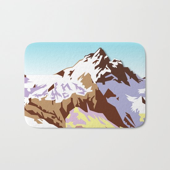 Night Mountains No. 49 Bath Mat