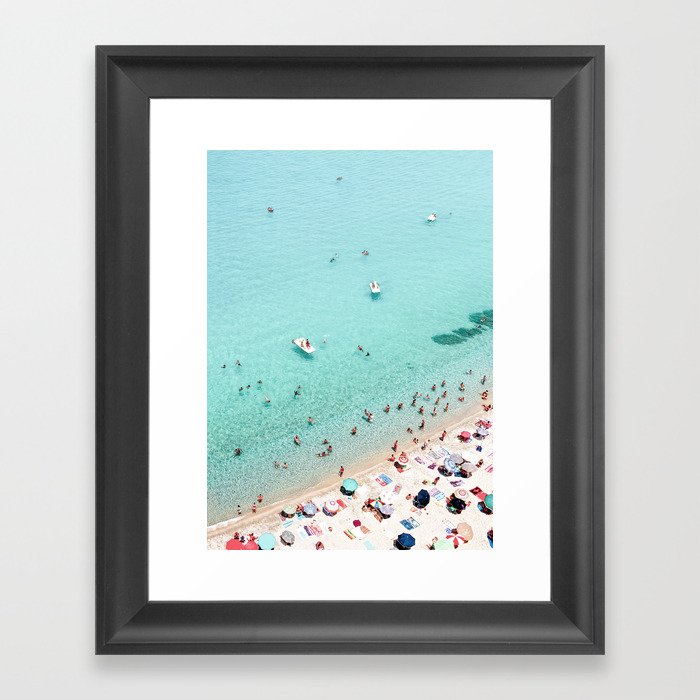 Beach Day Framed Art Print