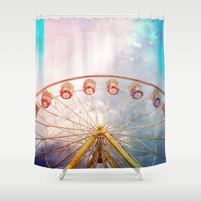 Ferris Wheel of Dreams Shower Curtain