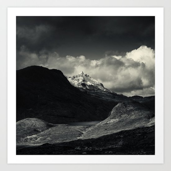 Sgùrr nan Gillean and Loch na Creitheach from Camasunary, Isle of Skye Art Print