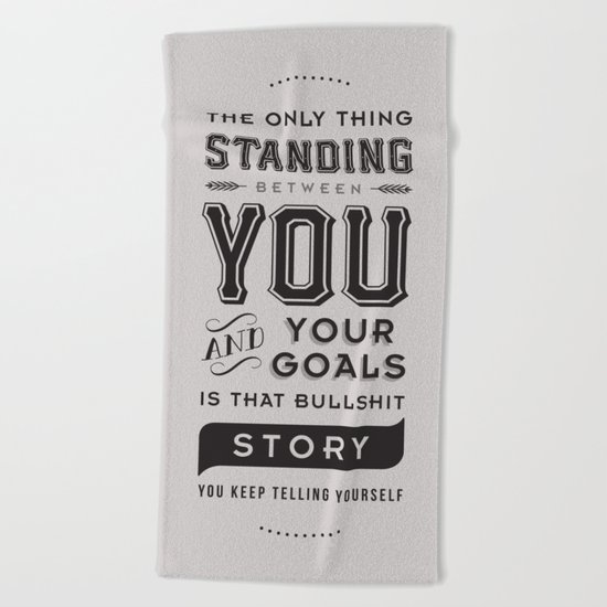 Bullshit Story Beach Towel