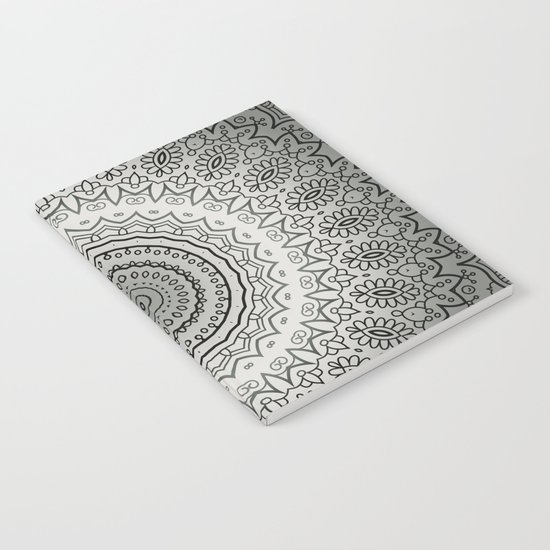 Grey Mandala Notebook