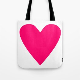 Big Pink Heart Tote Bag