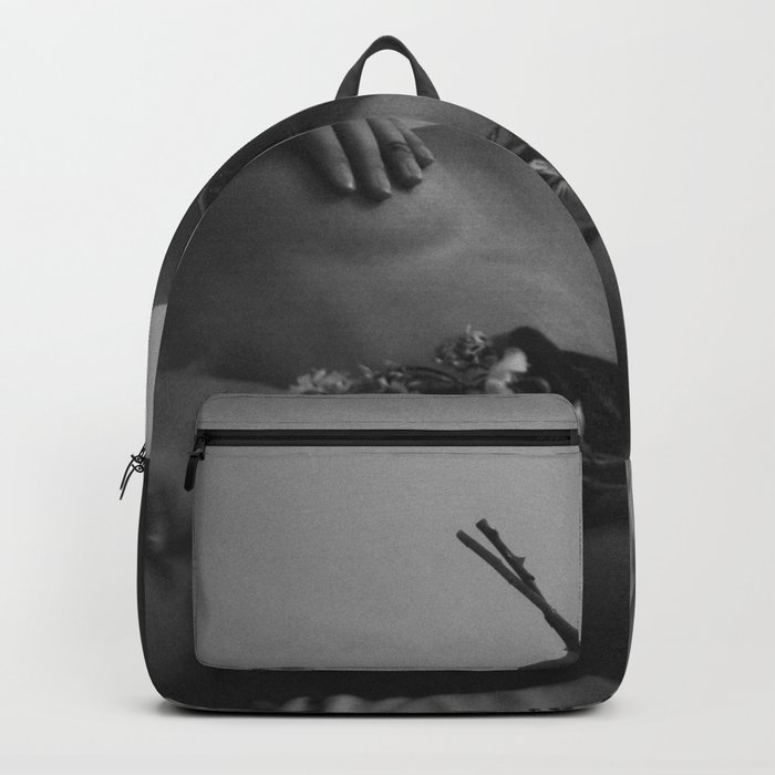 Lay Lady Lay on my big brass bed; female with dahlias reclining nude