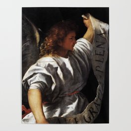 Titian - Archangel Gabriel - Polyptych of the Resurrection Poster