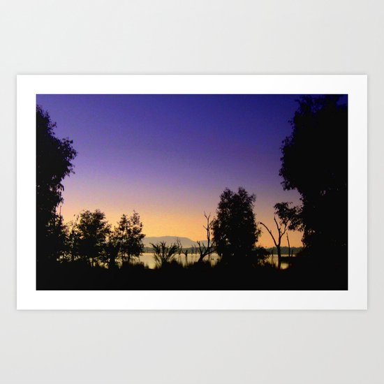 Lake Fyans - Australia Art Print