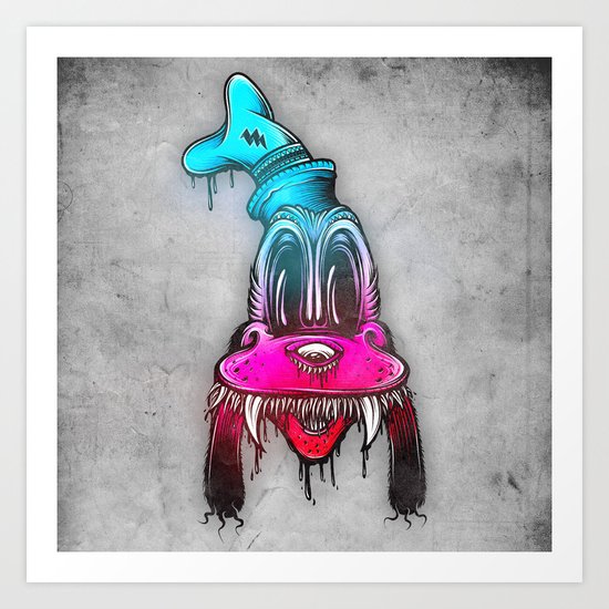 Mad Dog Art Print